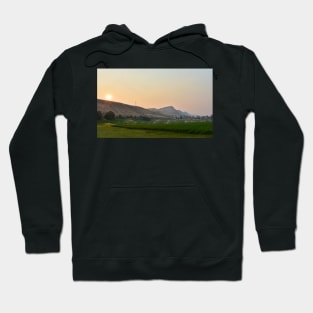 Summer Sunset over a Rural Landscape Hoodie